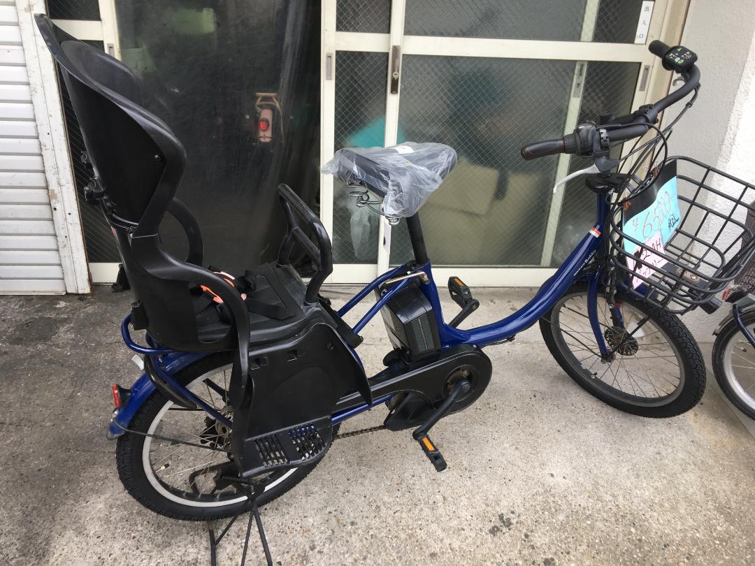 地域限定送料無料 パス ラフィーニ 子供乗せ 8,9AH 紺 神戸市