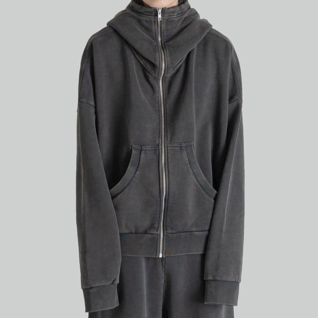 【Entire Studios】 FULL ZIP HOODIE BLACK S