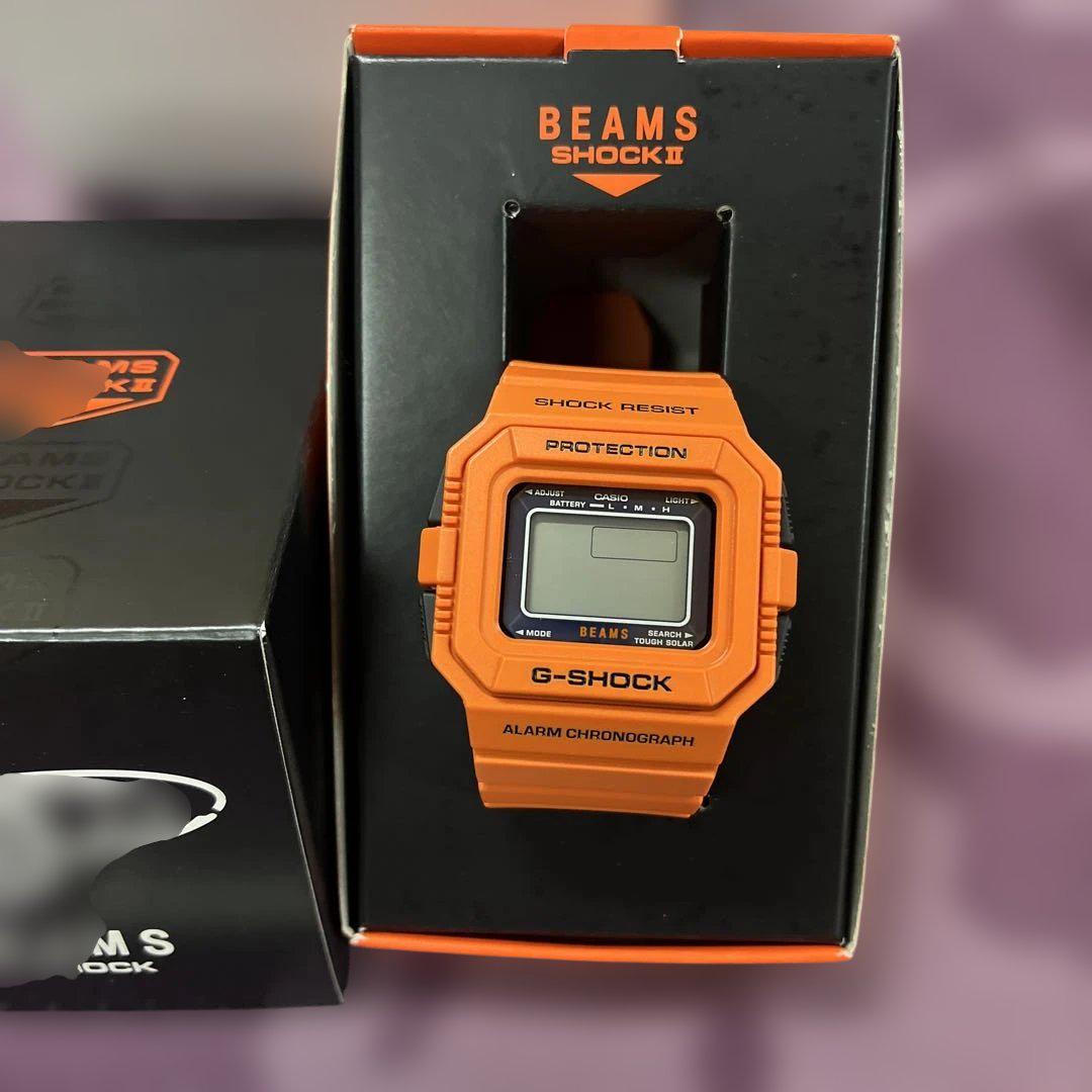 訳あり未使用‼️G-SHOCK BEAMS SHOCK II オレンジ