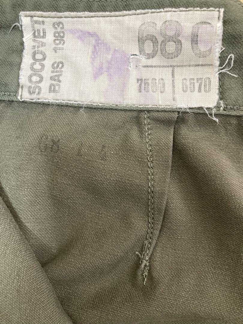 【超美品】M64 フランス軍 ミリタリーカーゴパンツ　M47後継モデル