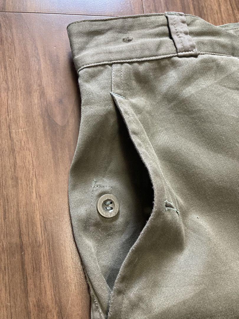 【超美品】M64 フランス軍 ミリタリーカーゴパンツ　M47後継モデル
