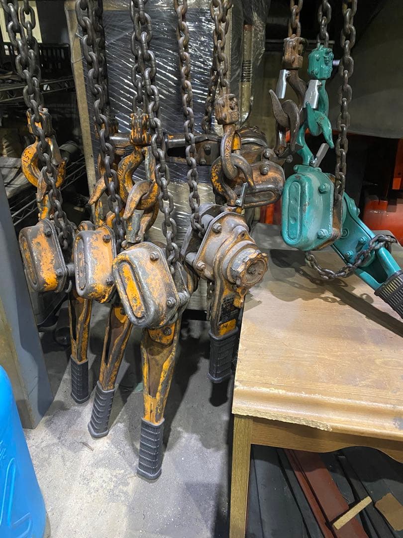 動作良好 キトー レバーブロック 0.75t 1.5t 割有りKITO