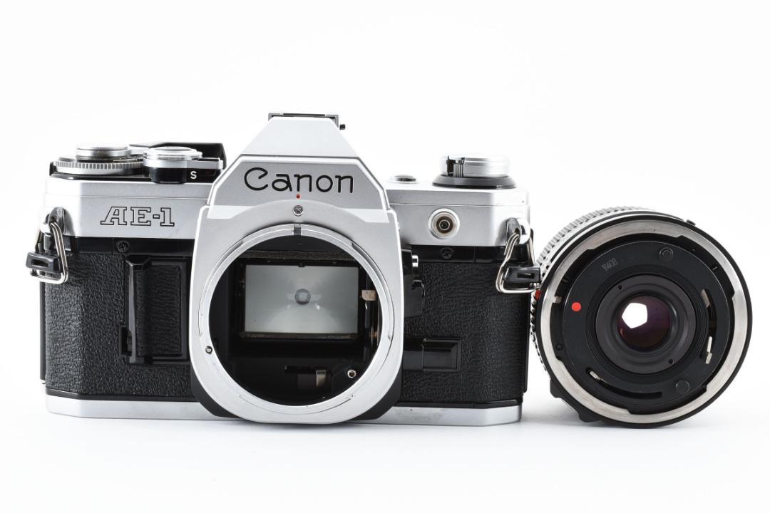 フィルムカメラ Canon AE-1 Silver + New FD 28mm f2.8