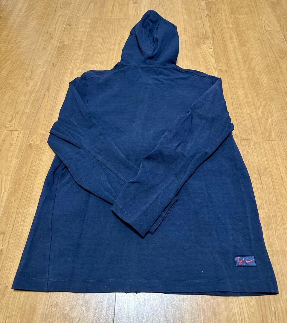 Nike ネイビー フルジップパーカー Lサイズ