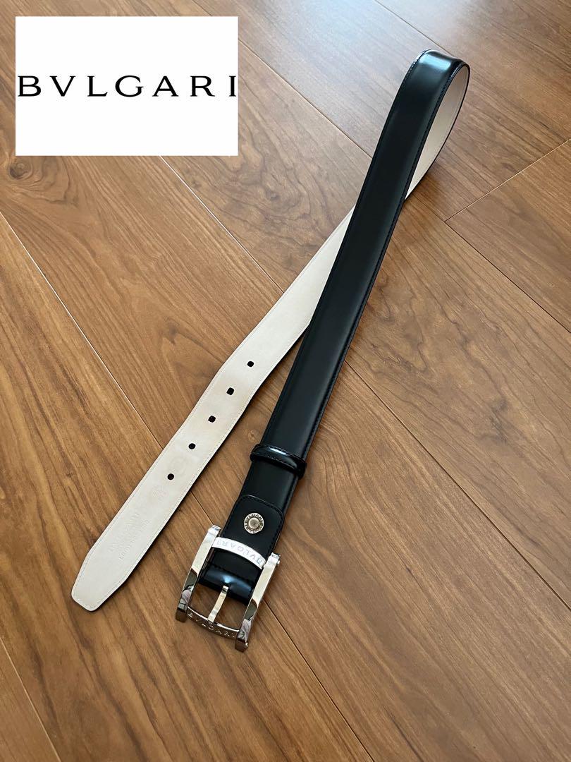 BVLGARI レザーベルト 黒