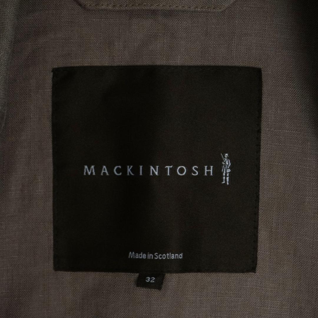 美品 マッキントッシュ ロングコート ブラウンベージュ サイズ32
