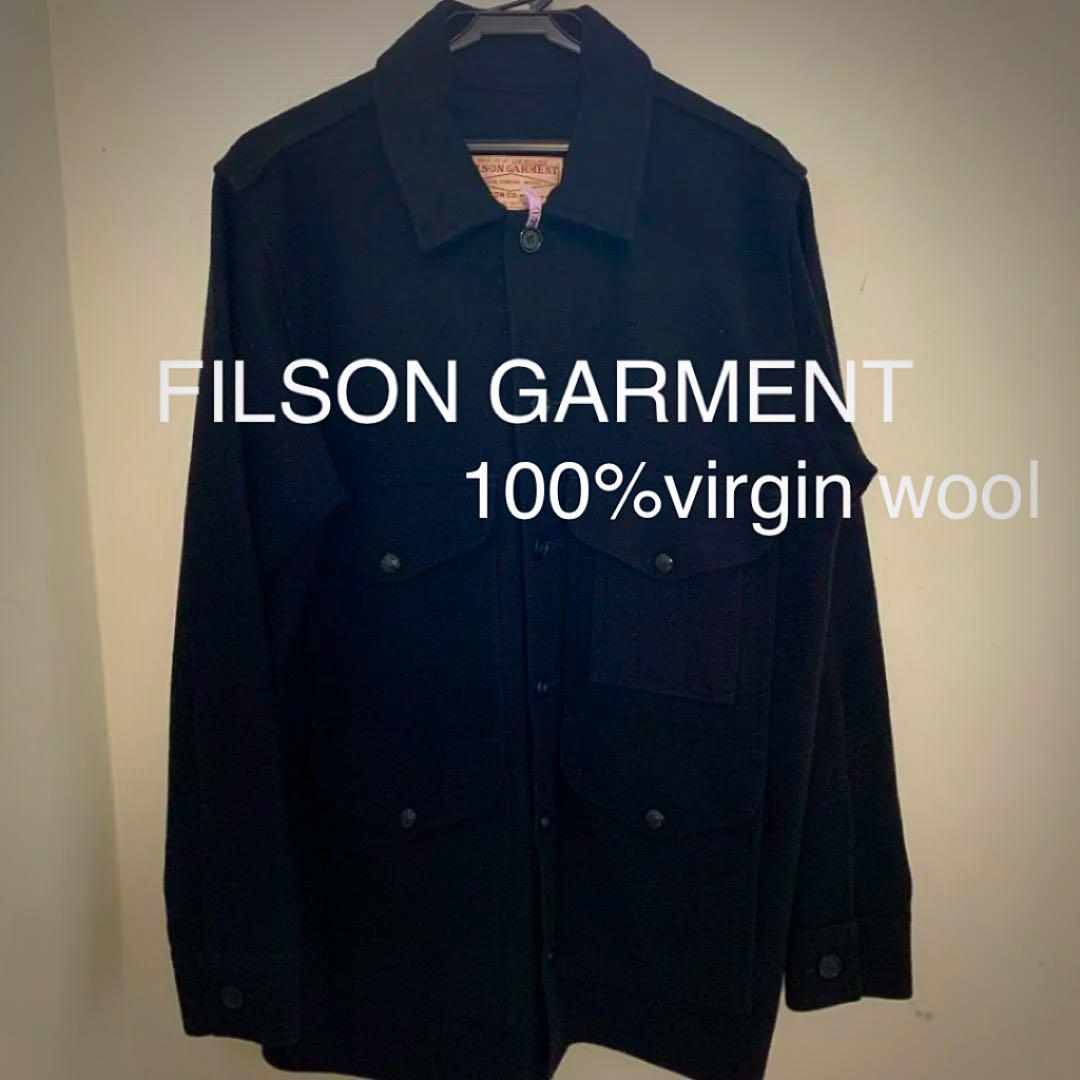 ブラック系,M信頼美品FILSON GARMENT ウールジャケット コート シャツ ...