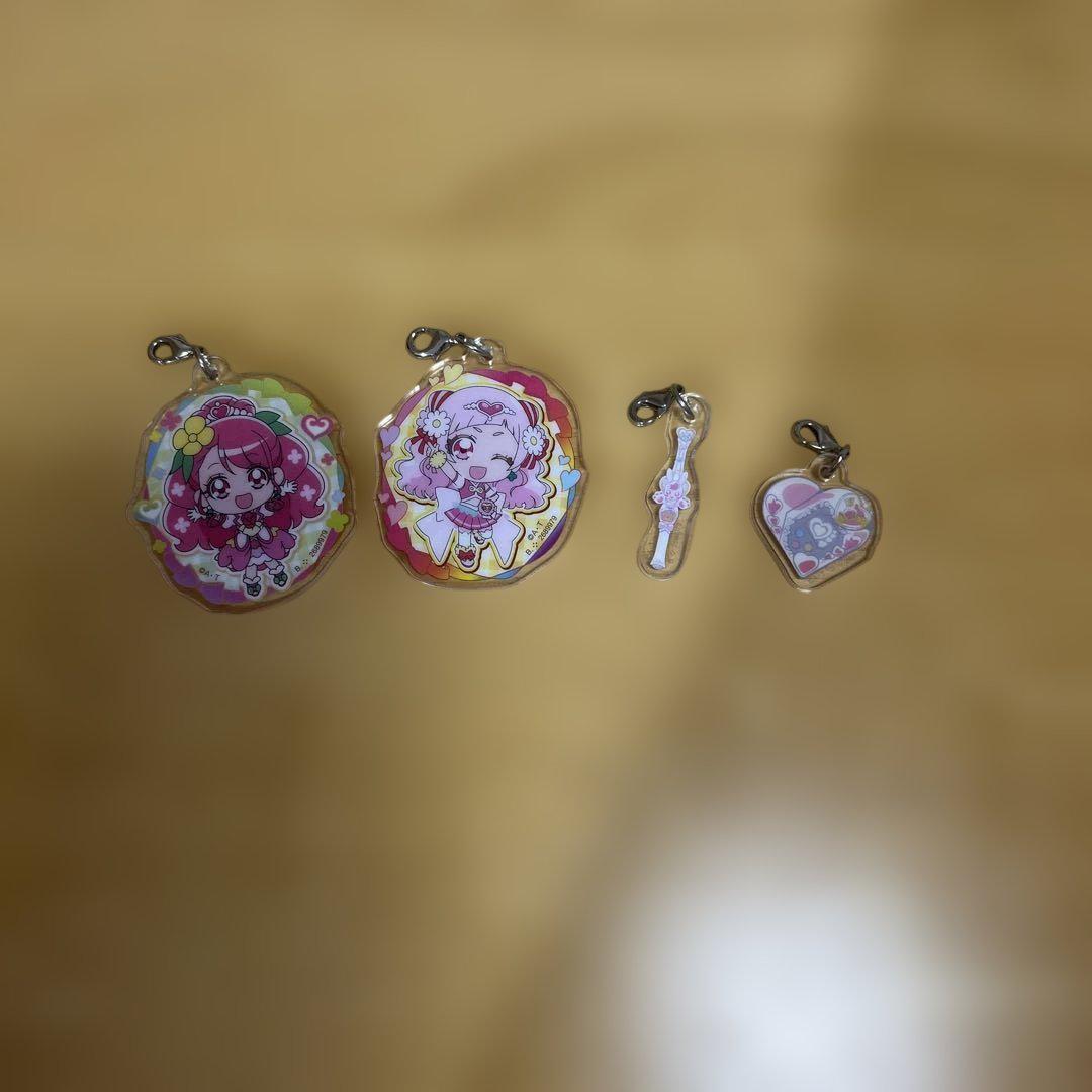 プリキュア　アクリルキーホルダー プリキュア アクリルキーホルダー4個セット - メルカリ