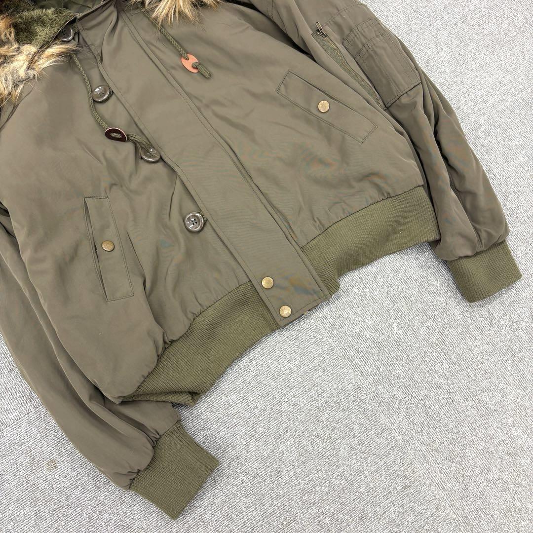 ジャケット・アウター military type flight jacket N-2B khaki