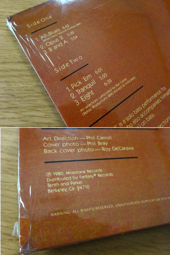 送料込 新品☆Ron Carter Pick'Em☆ロン・カーター/ピックエム
