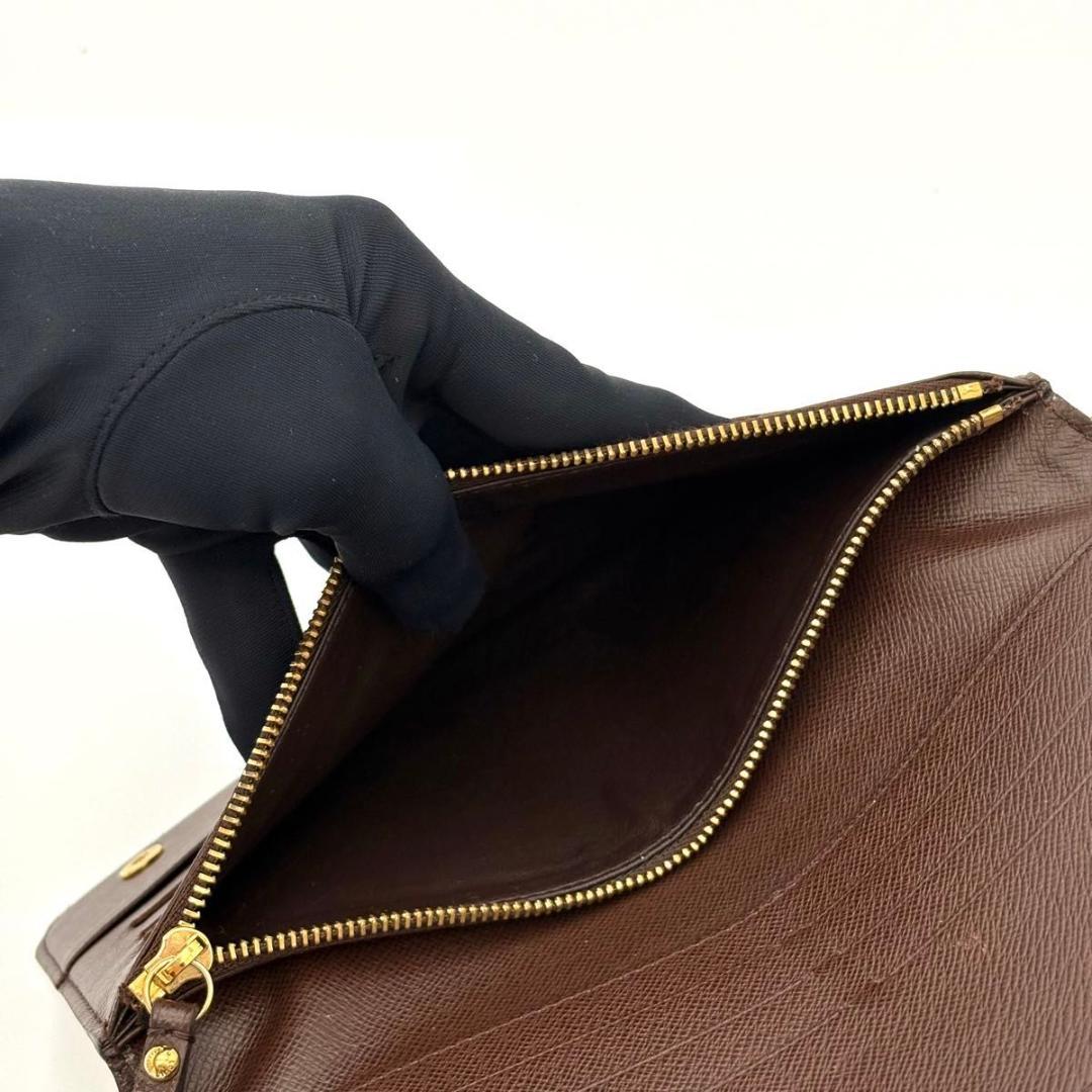 ルイヴィトン 長財布 ダミエ エベヌ ポルトフォイユ アンソリット 2186 ルイヴィトン 長財布 ダミエ エベヌ ポルトフォイユ