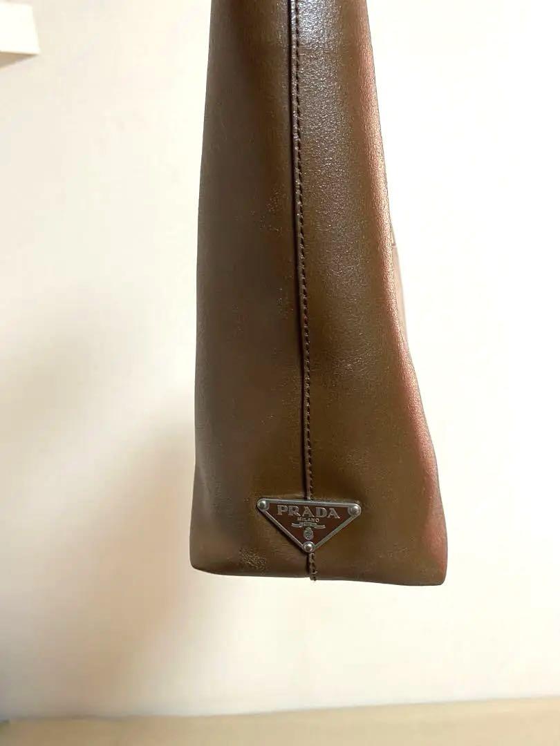 PRADA ブラウン トートバッグ