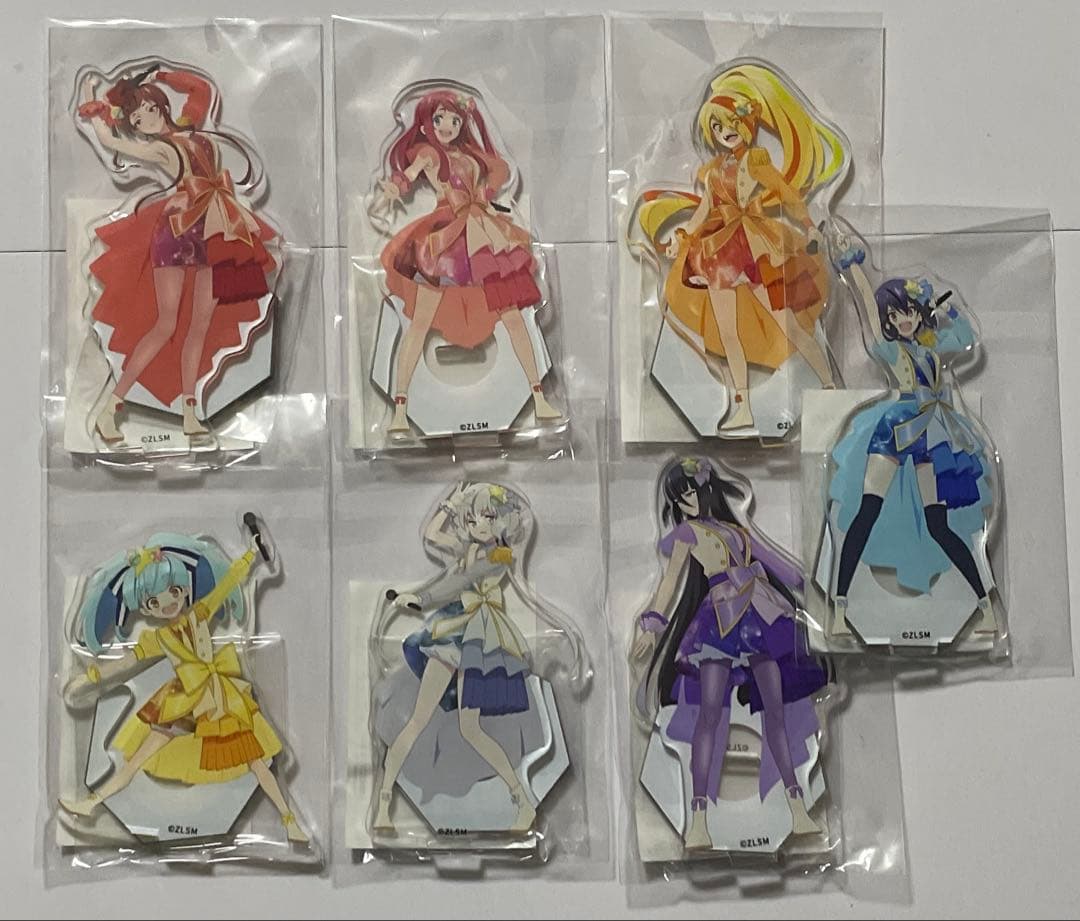 ゾンビランドサガ アクリルスタンド ライブver. 全種コンプリート