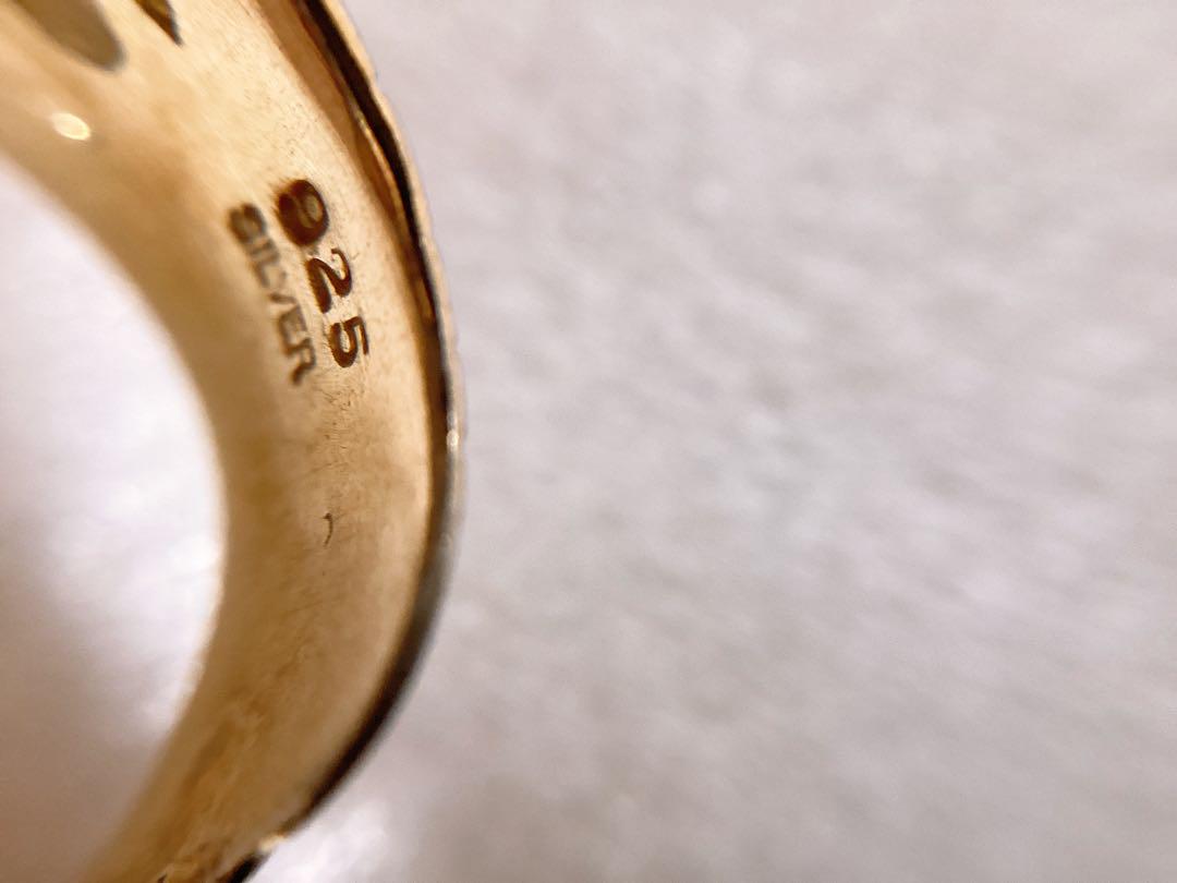昭和レトロ ヴィンテージ Silver 銀 925 ヘビ 指輪 リング ring