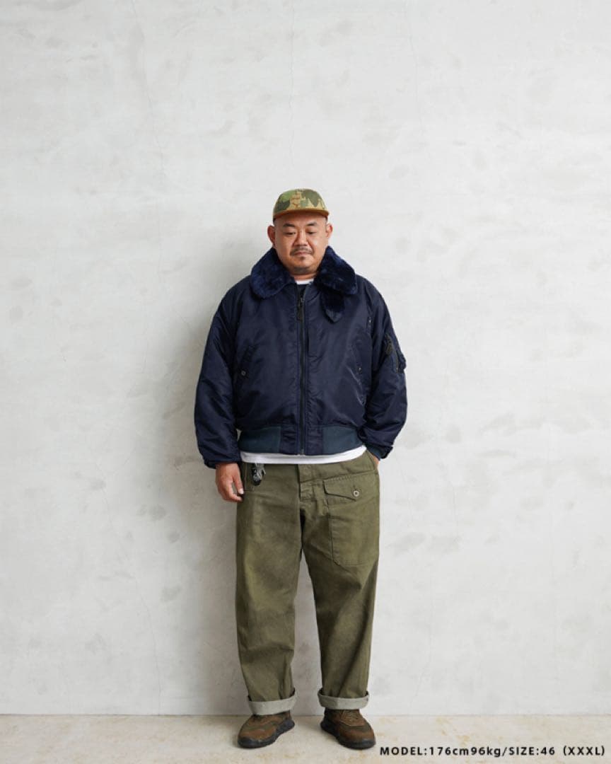 WAIPER B-15C FLIGHT JACKET ネイビー