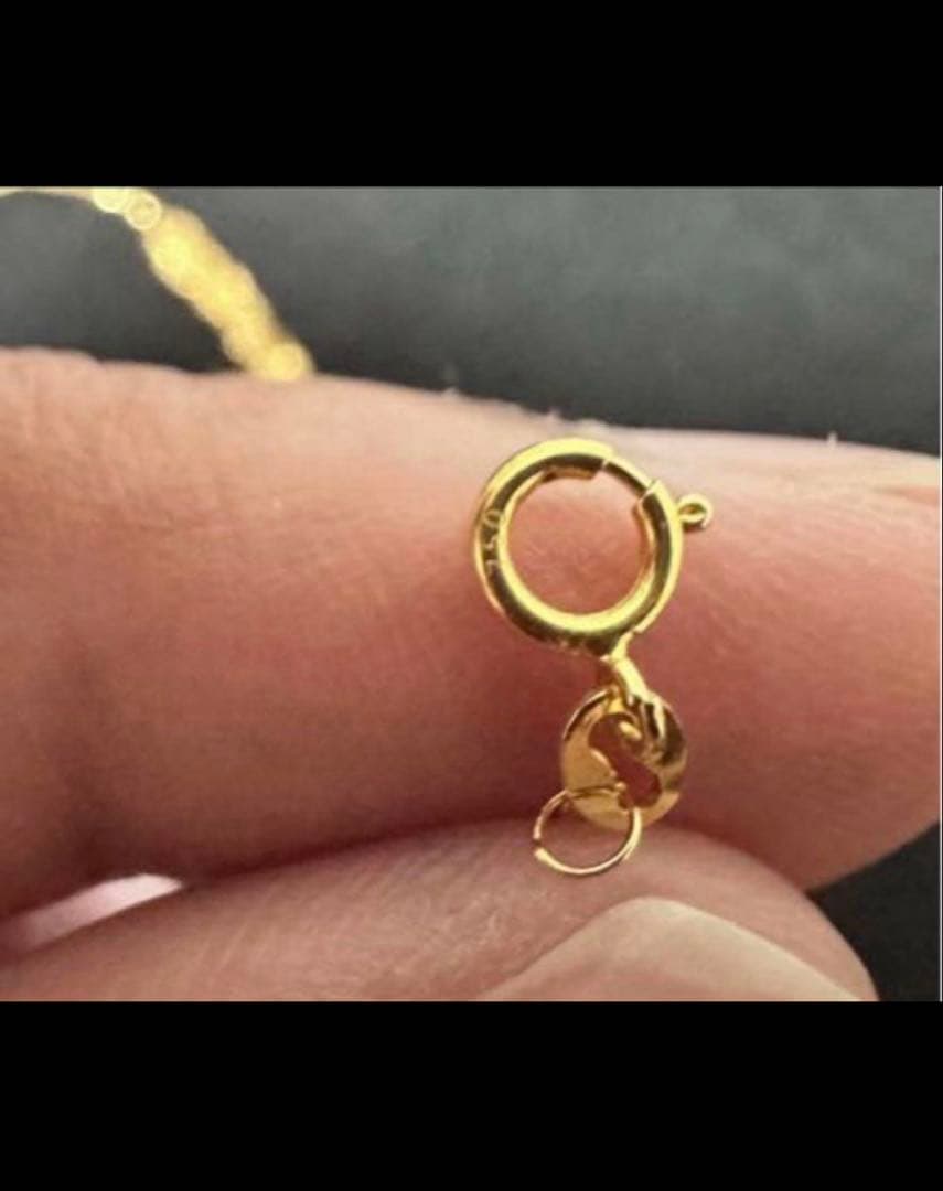 K18(750印象あり)ゴールドチェーンブレスレット 調整可能 K18(750印象あり)ゴールドチェーンブレスレット 調整可能