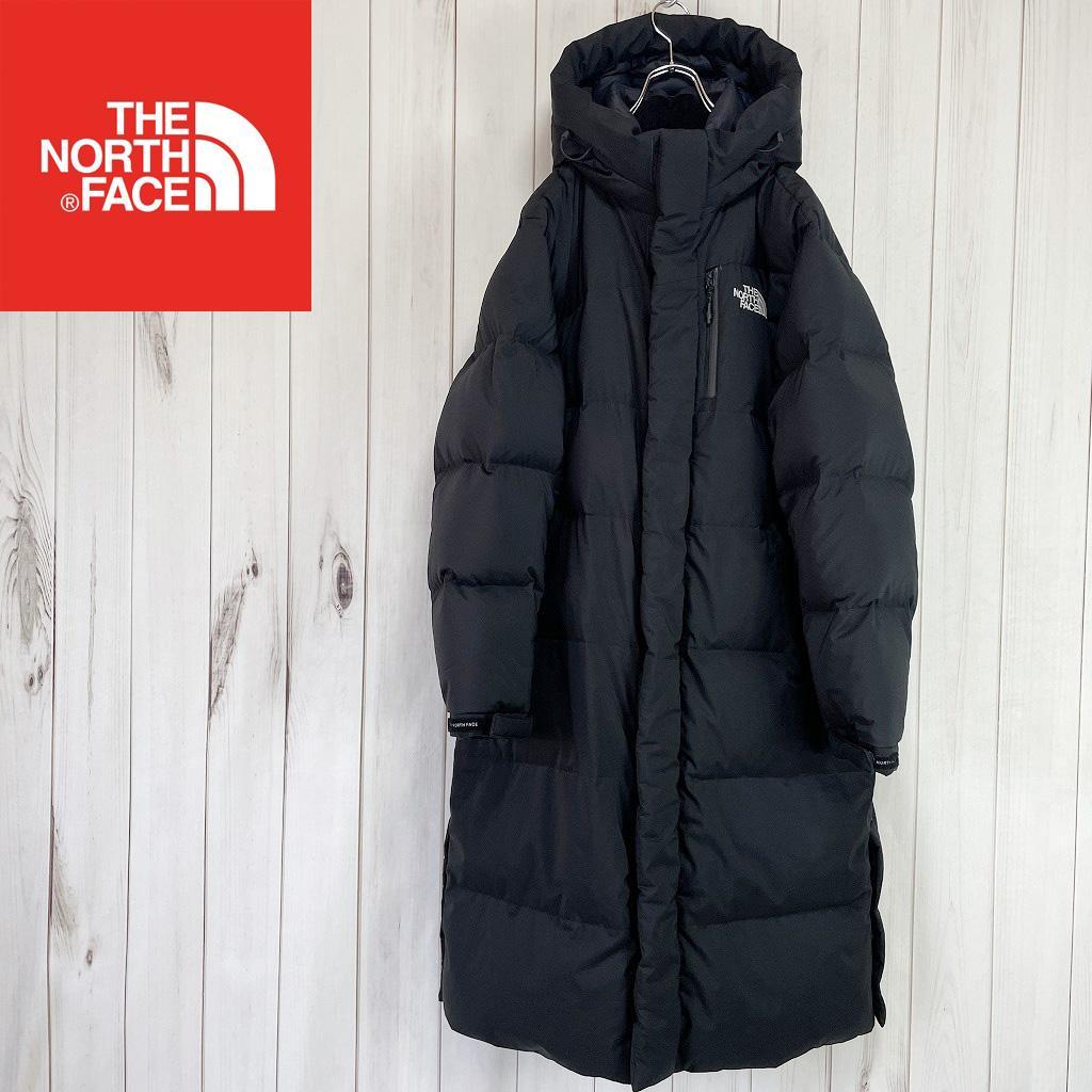 ノースフェイス　ロングダウン　ダウンジャケット　ベンチコート　メンズXL　黒