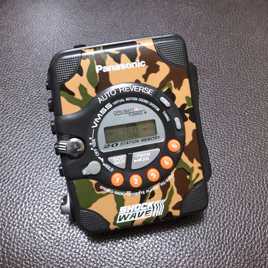 美品 動作確認済 Panasonic SHOCK WAVE カセットプレーヤー