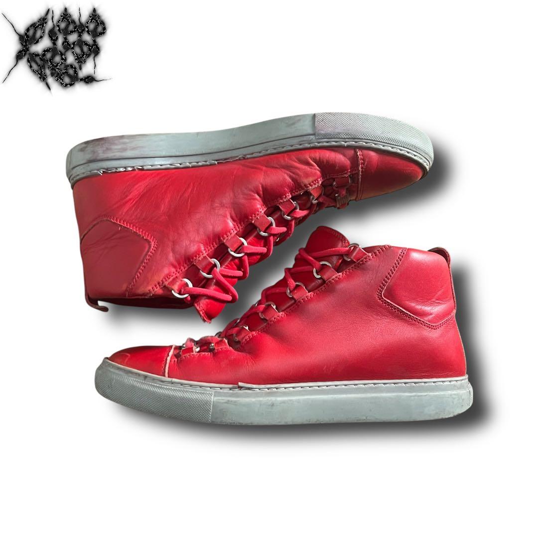 BALENCIAGA PARIS Red Arena Hi 43