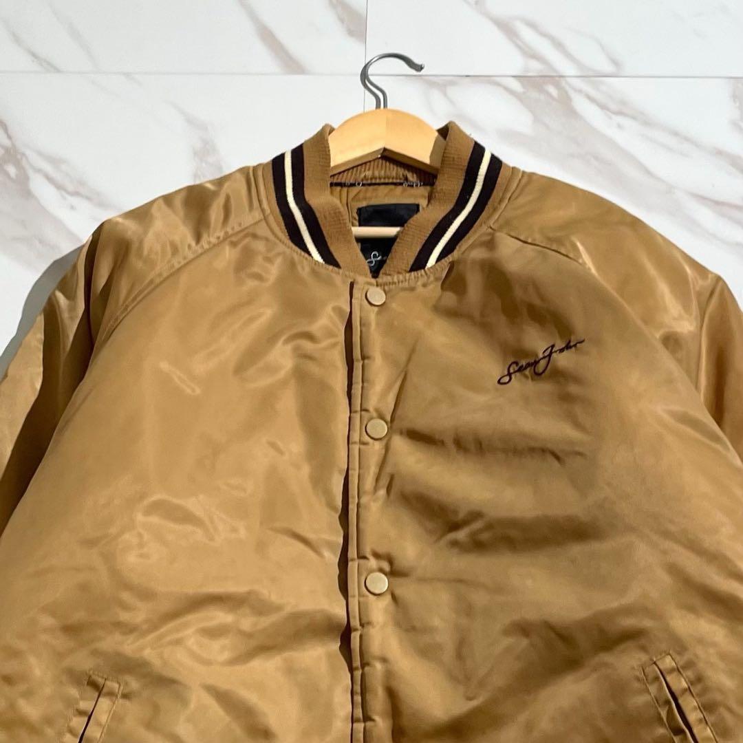 ショーンジョン ブルゾン フライトジャケット MA1 メンズ ベージュ系