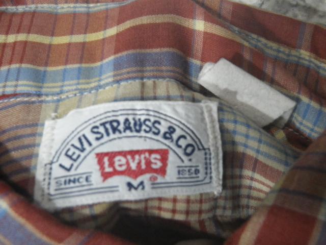 セール人気SALE 3593 80s ビンテージ 薄手 シャツ U7gTS-m75456996369 レア Levis アメリカ製 70s お買い得定番