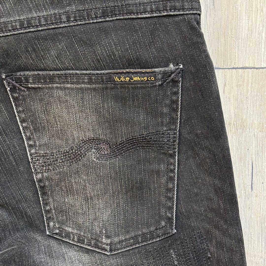 ヌーディージーンズ　Nudie Jeans Grim Tim ダメージ加工