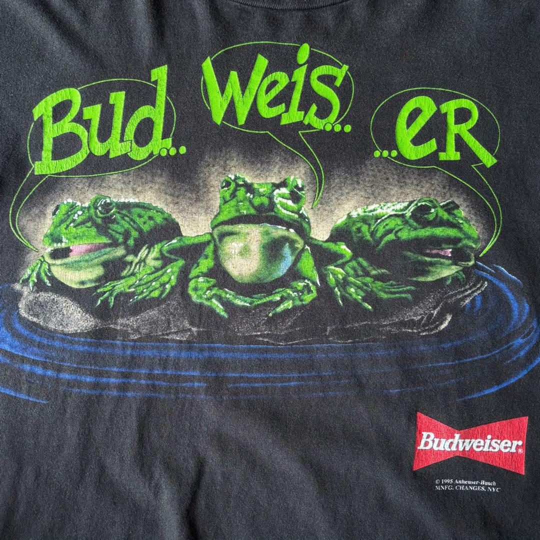 【極上品!!】90s Budweiser 企業プリントTシャツ XL USA製