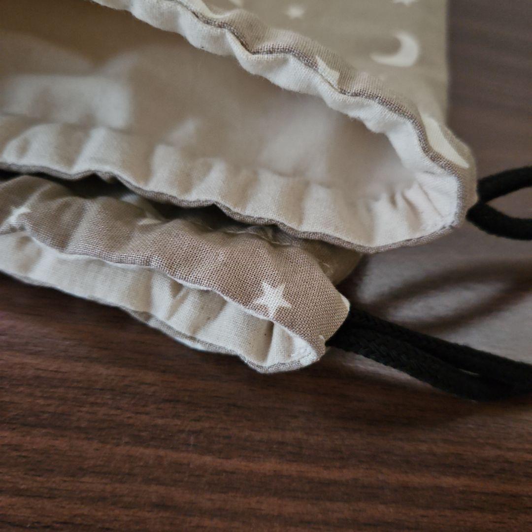 ゆずぽん様専用 三日月柄&星柄 巾着袋・コップ袋・お弁当袋・ランチョンマット ゆずぽん様専用 三日月柄&星柄 巾着袋・コップ袋・お弁当袋・ランチョンマット