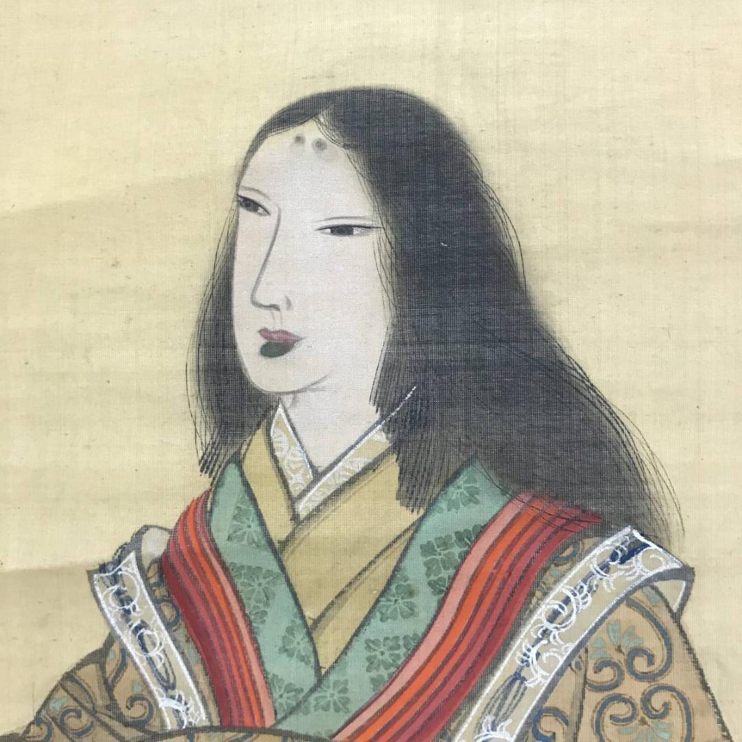 作者不詳/三歌人図/田島蕉雲/柿本人麻呂/小野小町/掛軸/名家伝来