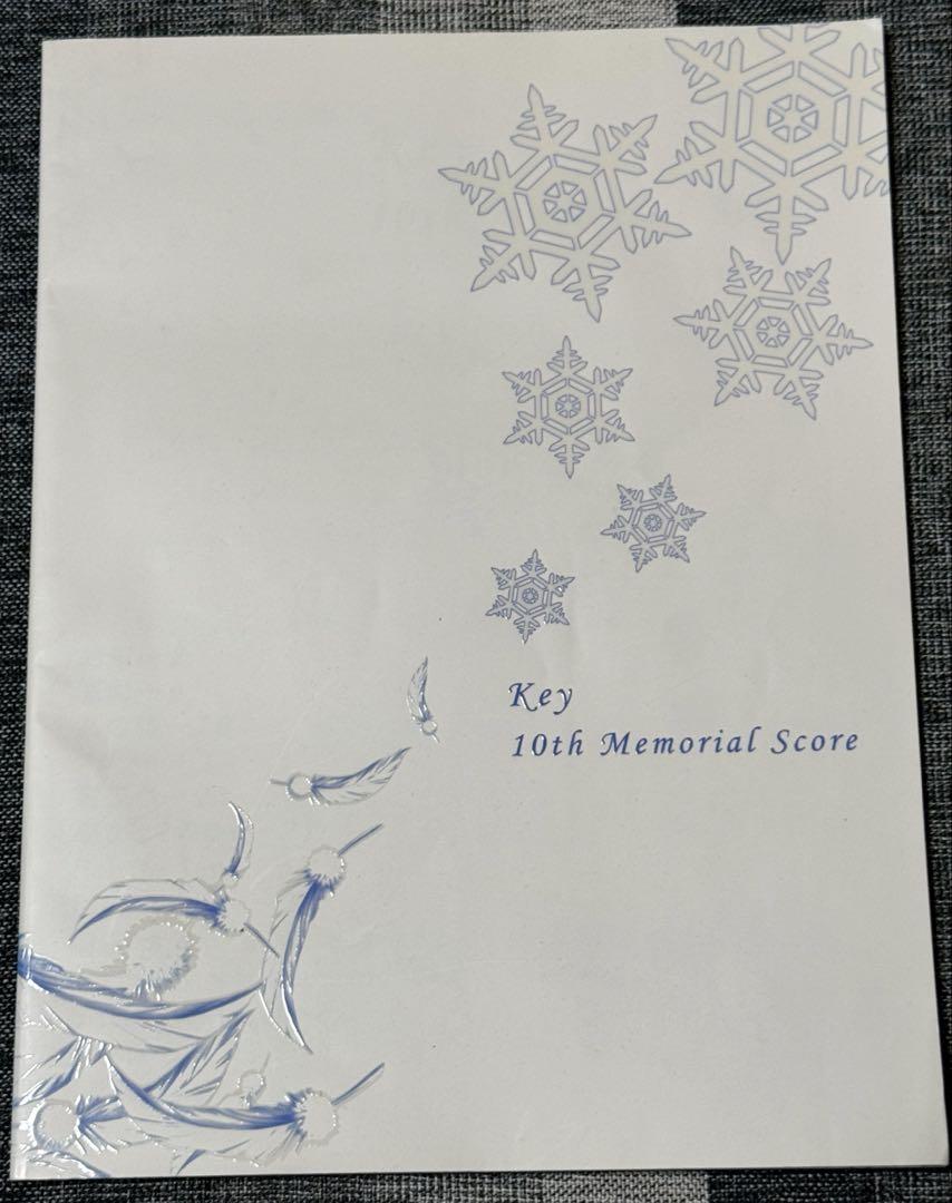 Key 10th Memorial Score スコア 楽譜 限定クリアファイル