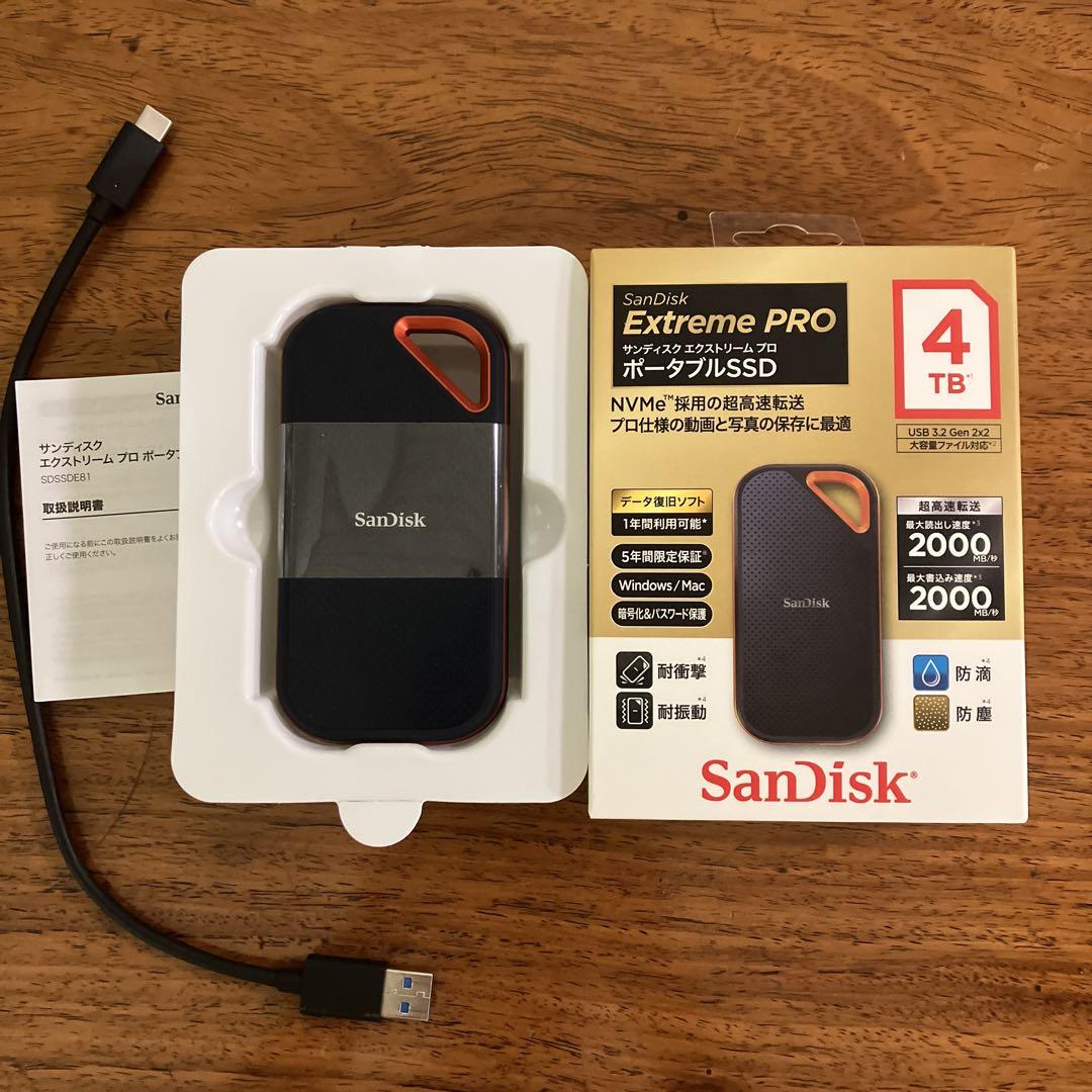 値下げはありません SANDISK extreme PRO 4TB-1個