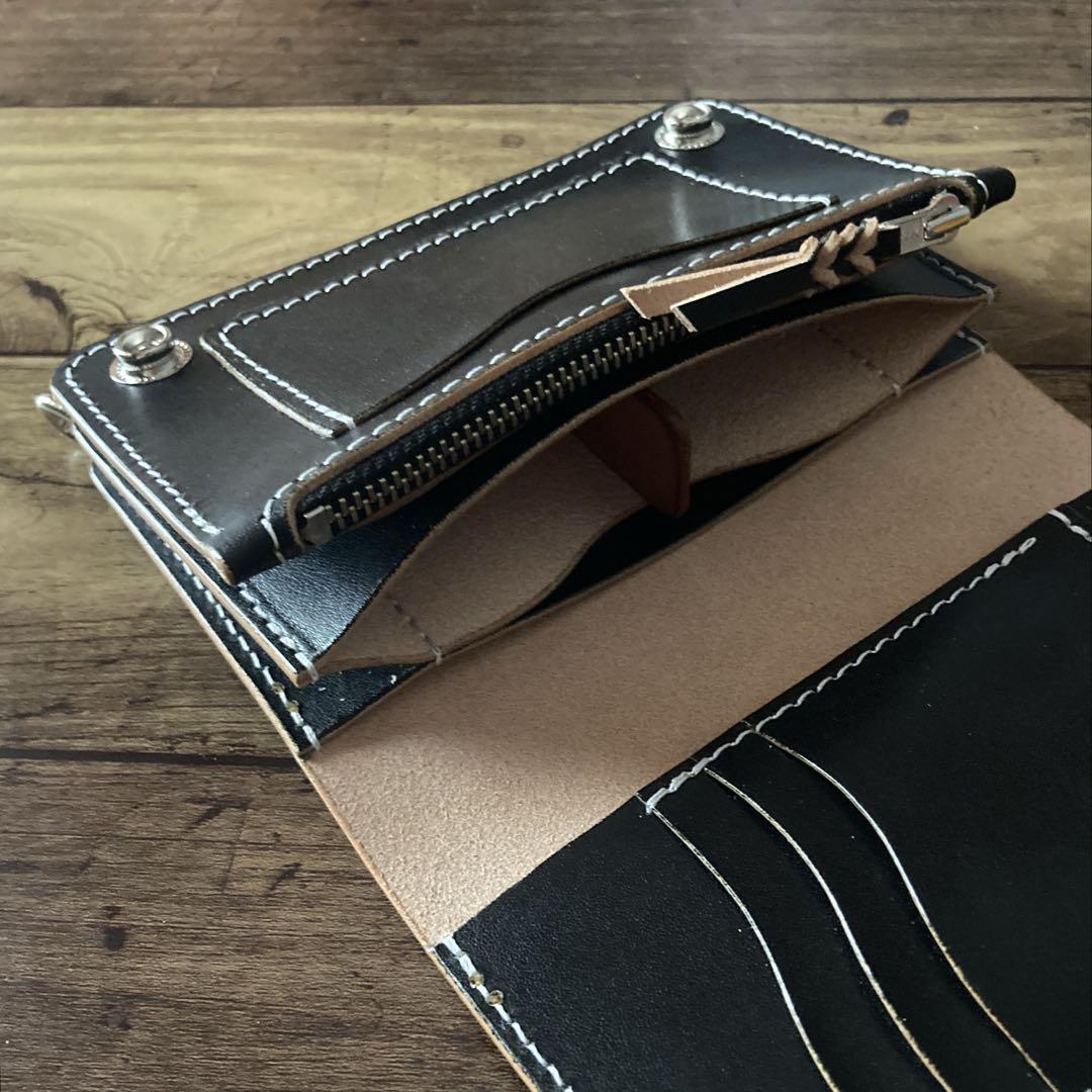 【yoshi】国産ステアハイド　トラッカーウォレット150（ミドル） yoshi様専用】国産ステアハイド トラッカーウォレット150（ミドル）