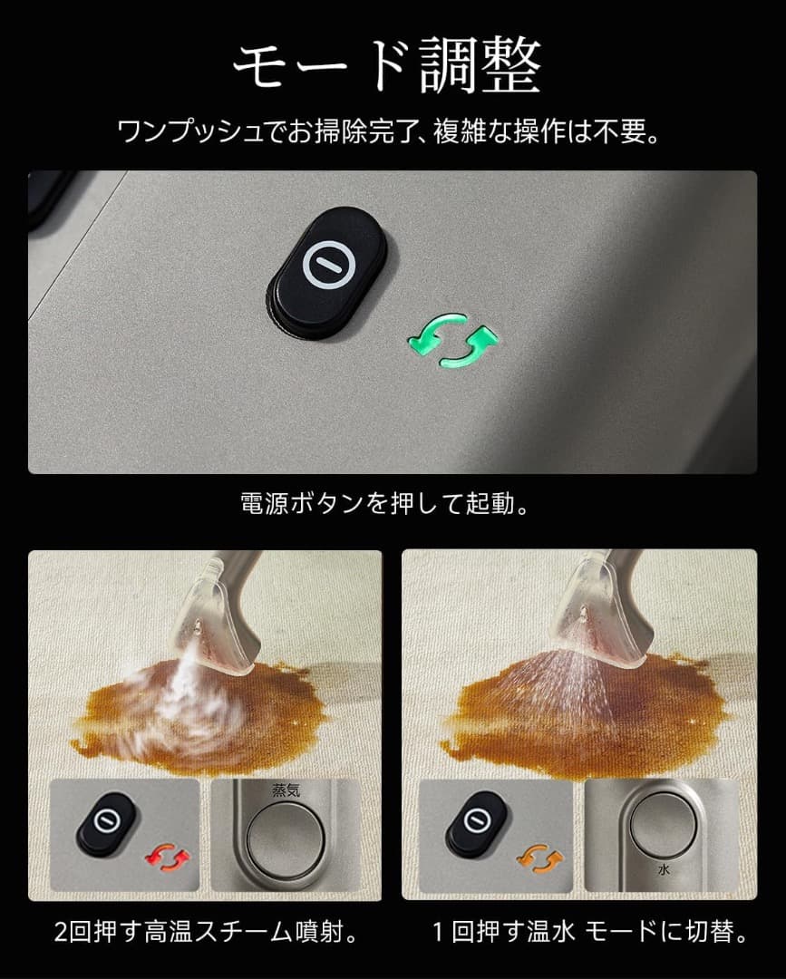 スチームクリーナー リンサークリーナー