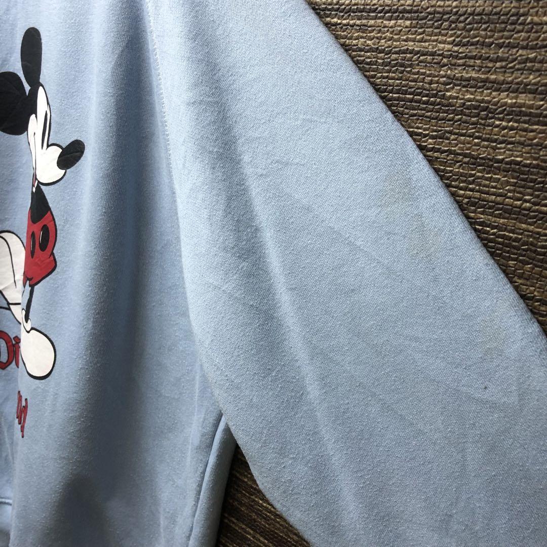 Disney ミッキーマウス スウェット　白足　古着