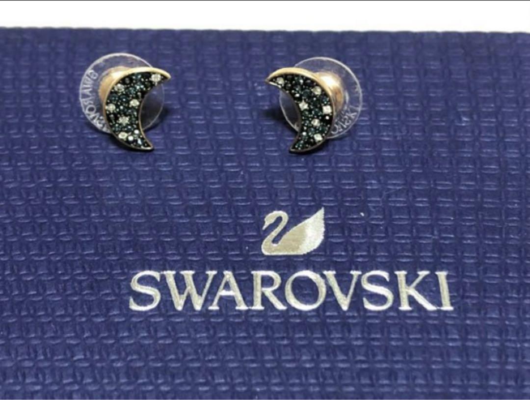 スワロフスキーピアス月と星