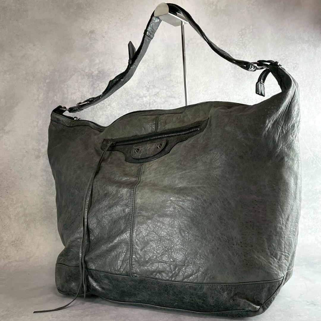 y2k✨BALENCIAGA ワンショルダーバッグ レザー 肩掛け