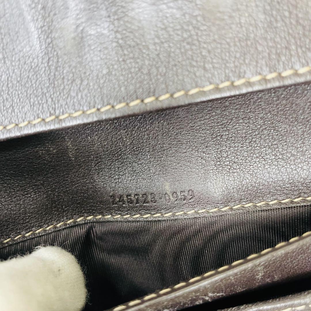 GUCCI グッチ 長財布 Wホック ラブリーハート キャンバス レザー