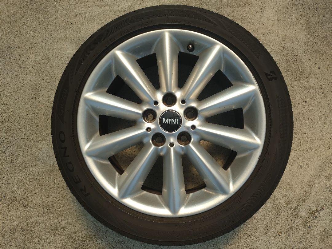 BMW MINI 17インチ ホイール、タイヤ（バリ山）4本セット