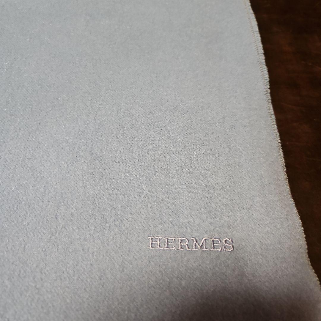 HERMES　大判カシミヤストール