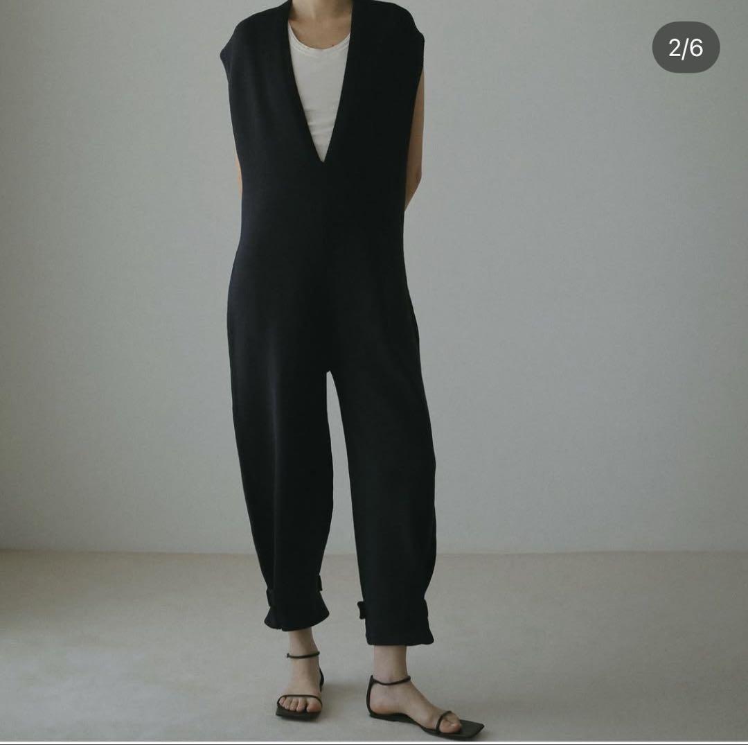 【完売品】ETRE TOKYO　ベルテッドへムニットオールインワン　Mサイズ