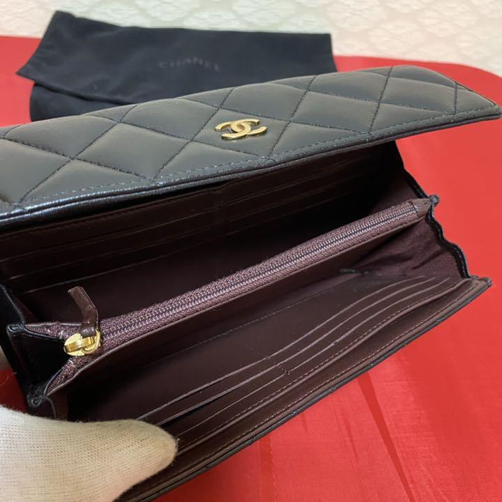 大人気‼️ ラムスキン 折り財布 長財布 FJBAc-m75468055863 CHANEL シャネル マトラッセ HOT在庫