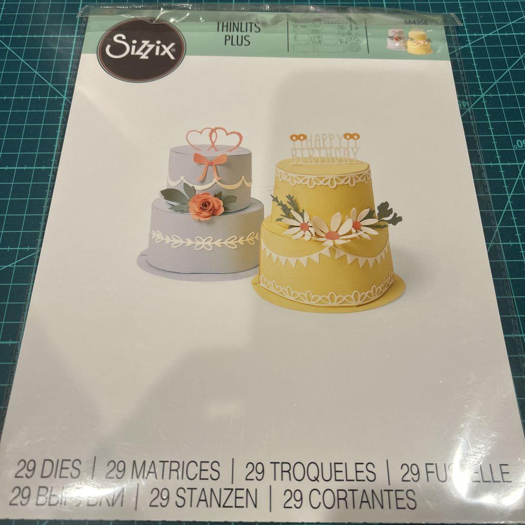 Sizzix Thinlits Plus pop-upケーキ　ダイ