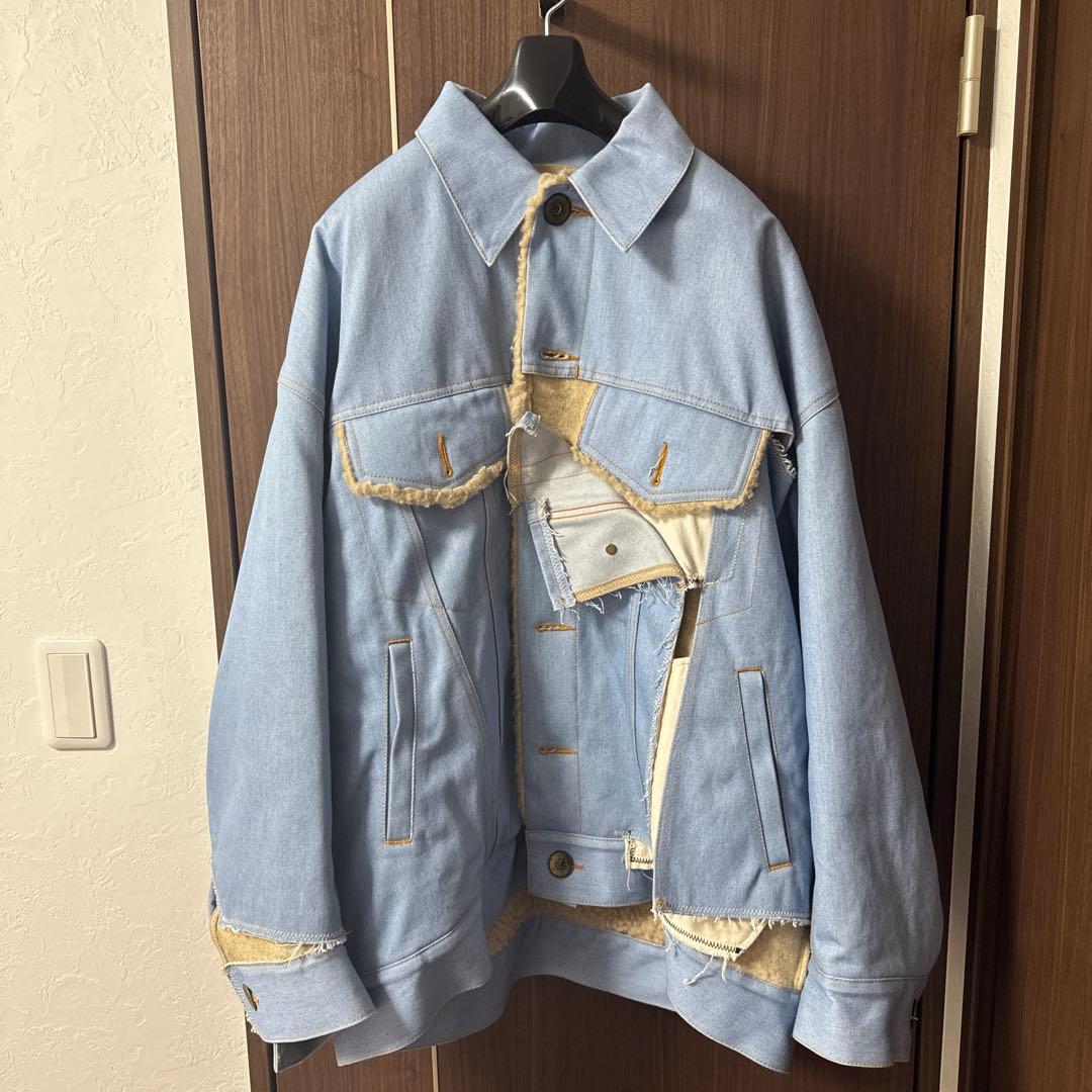 kolor 22aw デニムジャケット ボアジャケット タグ有り SIZE Kolor
