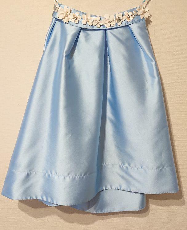 最終価格 チェスティ フラワースカート グレー 定価17,820 完売 新品タグ付 ❤️ チェスティ フラワーベルトスカート