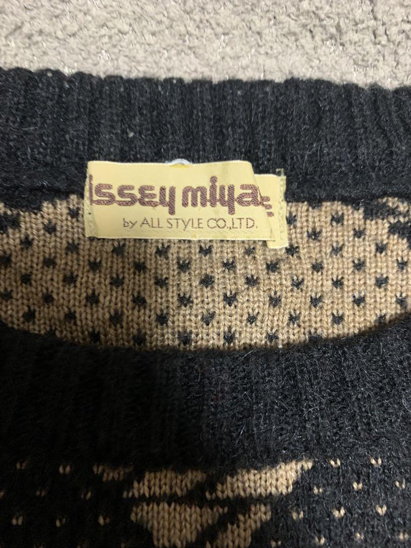 ISSEYMIYAKE 70s デザインニット ALL STYLE期 古着