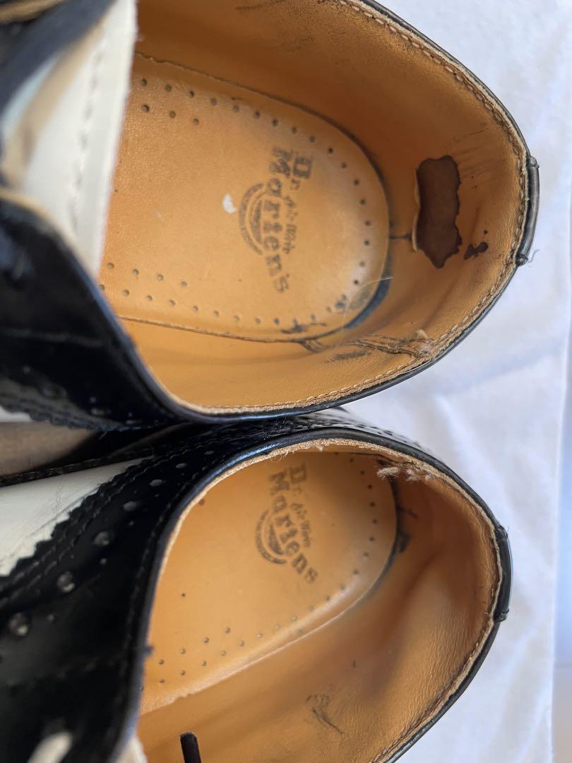 Dr Martens ドクターマーチン 白黒ツートン ウィングチップ UK6