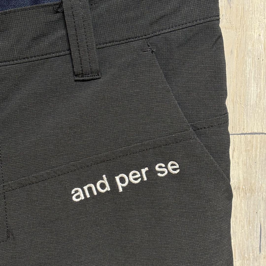 and per se アンパスィ ゴルフウェア メンズ ゴルフパンツ