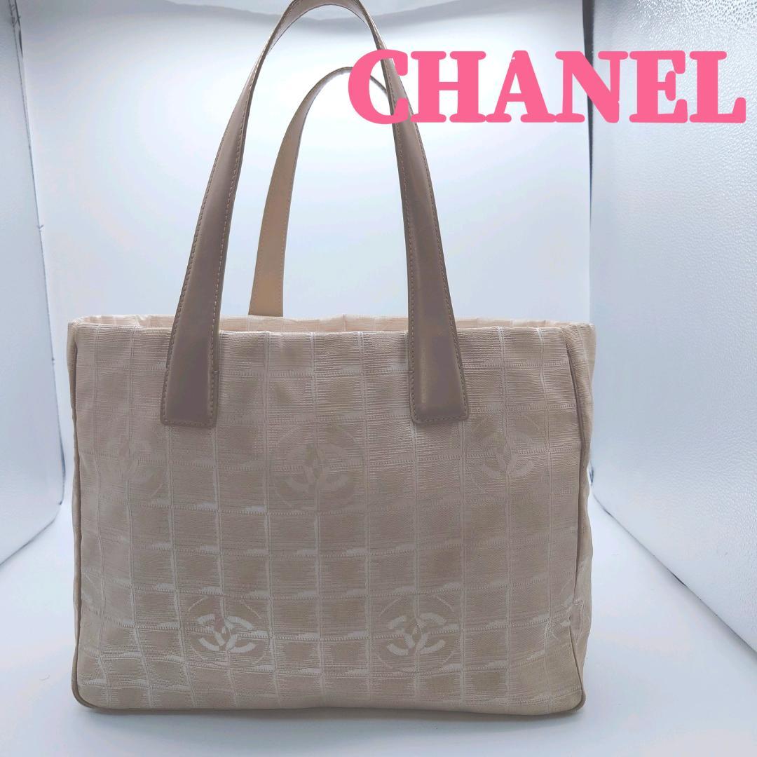 CHANEL シャネル　トートバッグ　ニュートラベルライン　ベージュ