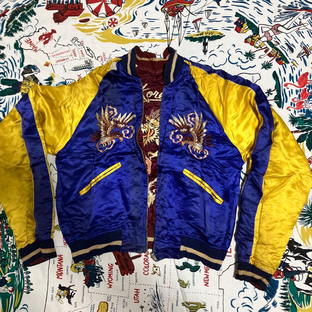 KORIA スーベニアジャケット　ヴィンテージスカジャン　YKKバタフライ