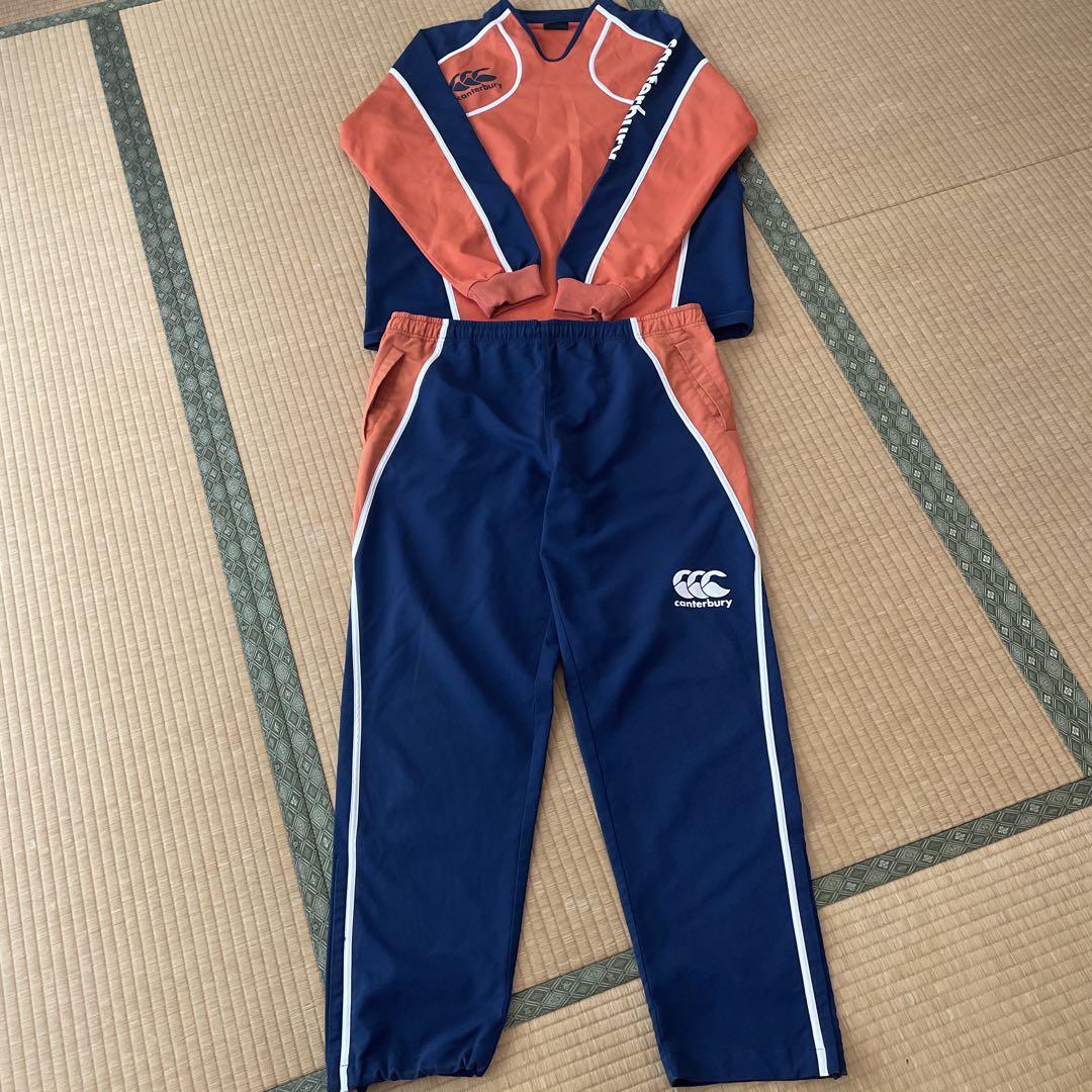 canterbury カンタベリー 長袖 ピステ プルオーバー セットアップΩ